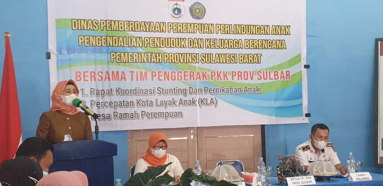 Andi Ruskati Rakor Bahas Stunting dan Percepatan Kota Layak Anak di Kalukku